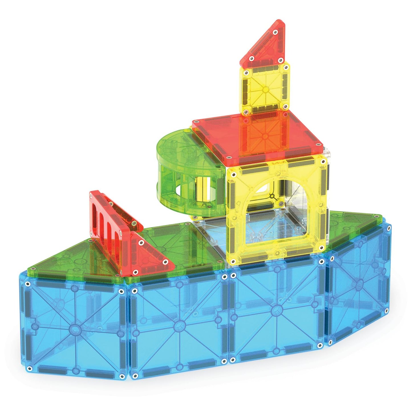 110-Piece Magnetic City Building Tiles Set