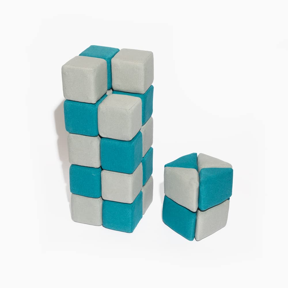 MagnetBlox Magnetic Construction Blocks for Kids, Mega Sets, Multiple Colors