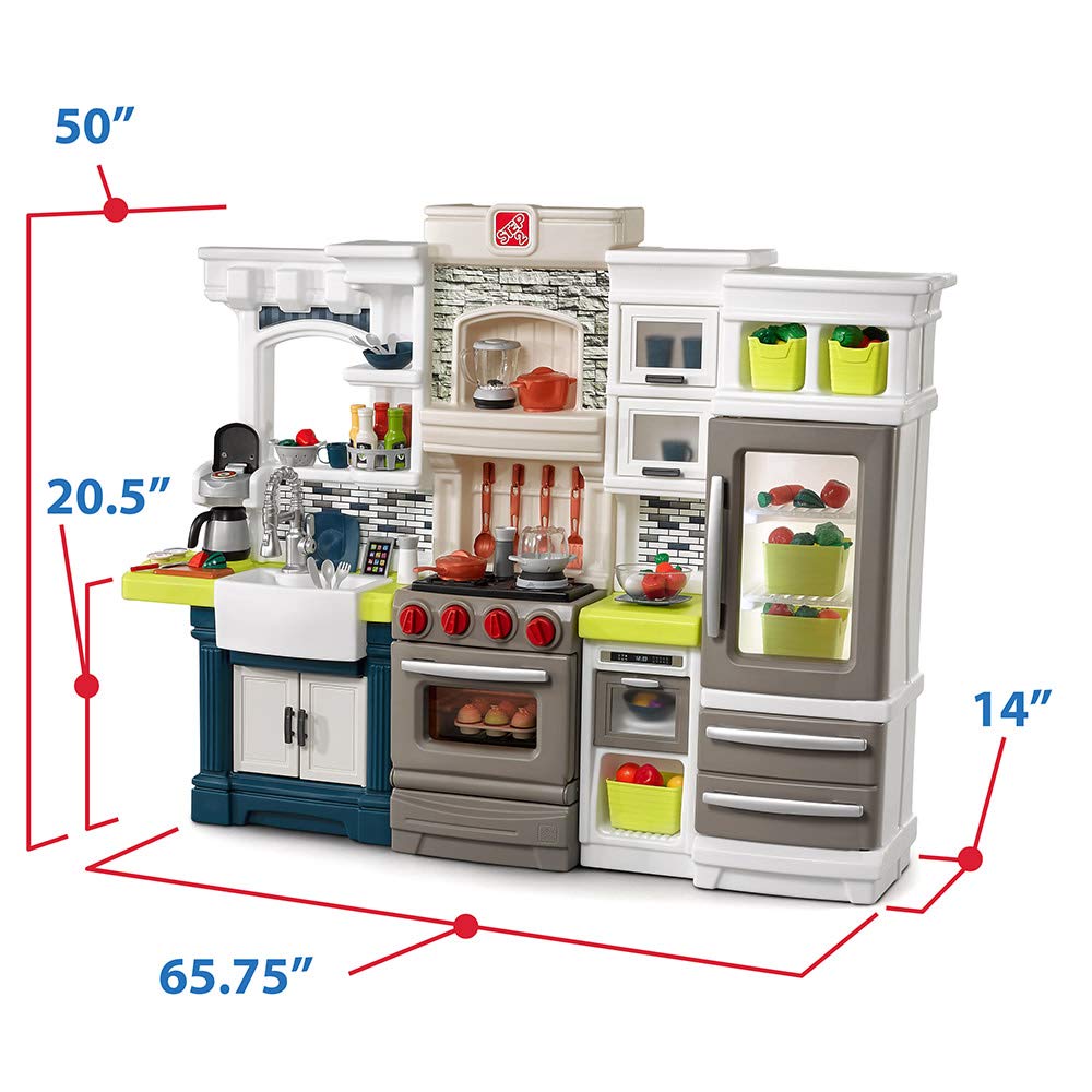 Kids Kitchen Playset 70+ Accessories Pretend Play Set