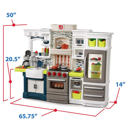 Kids Kitchen Playset 70+ Accessories Pretend Play Set