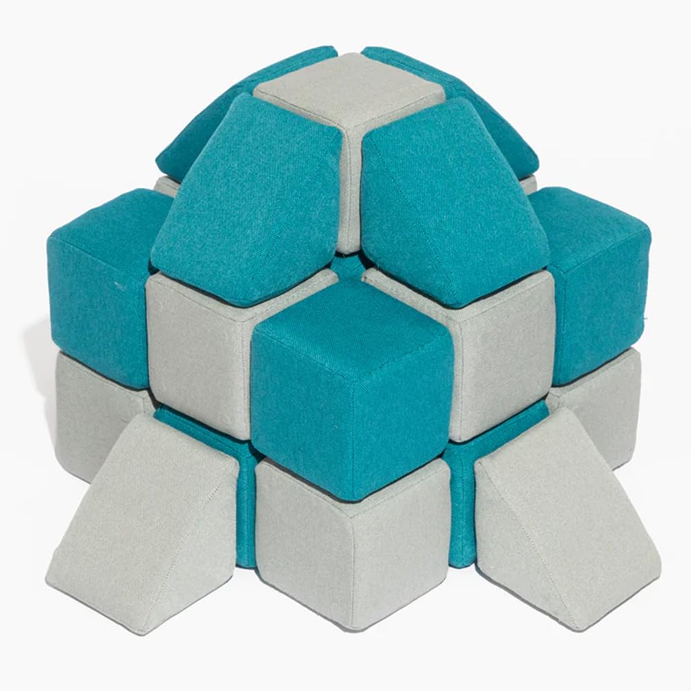 MagnetBlox Magnetic Construction Blocks for Kids, Mega Sets, Multiple Colors