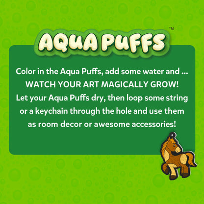 Kids 3D Aqua Puffs Mess-Free Craft Art Kit STEM Set