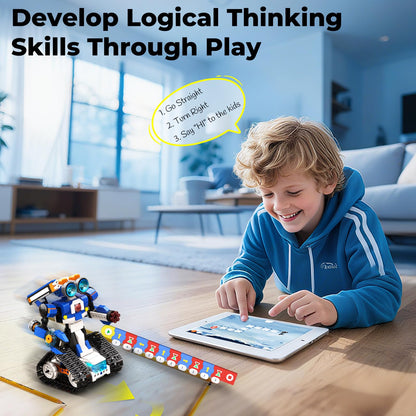 Programmable Smart Robot Car Coding Kit Kids STEM