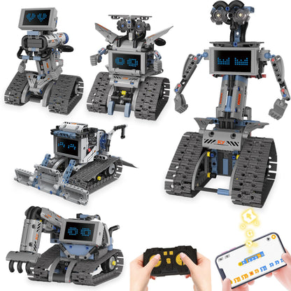 STEM Robot Building Kit App Remote Control Coding Toy