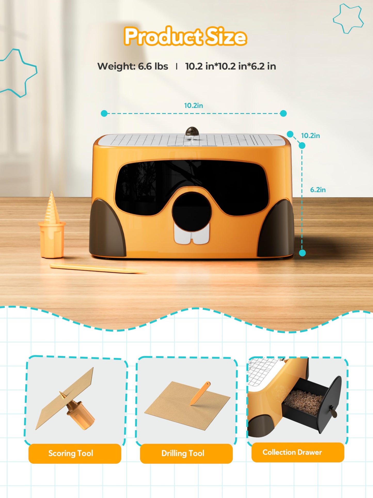 Kids Safe Cardboard Cutter DIY Craft Tool Kit