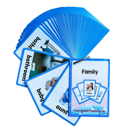 English Word Flash Cards Preschool Learning Set