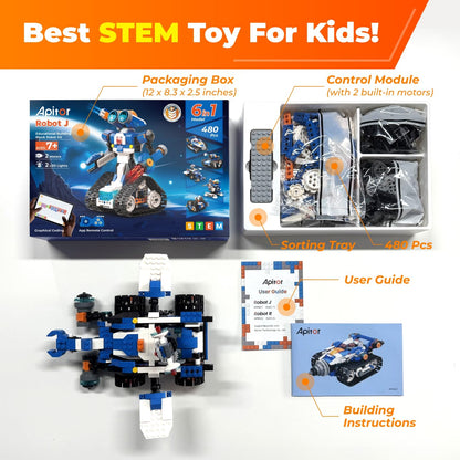 Programmable Smart Robot Car Coding Kit Kids STEM