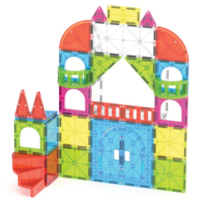 110-Piece Magnetic City Building Tiles Set