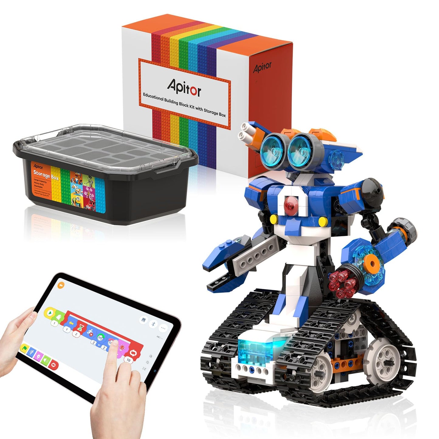 Programmable Smart Robot Car Coding Kit Kids STEM
