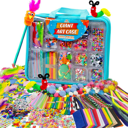 1600+ Pcs Kids Craft Kit DIY Arts & STEM Set