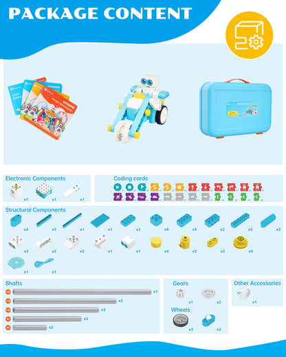 STEM Coding Robot Building Kit 24-in-1 Kids Toy Set