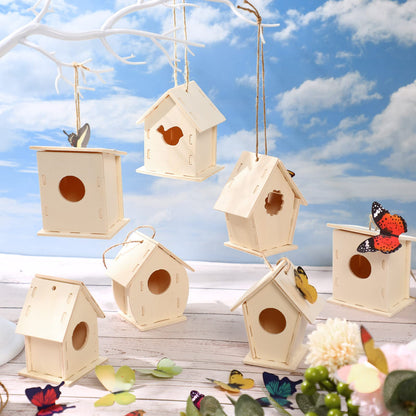 Wooden Birdhouse DIY Craft Kit for Kids STEM Set
