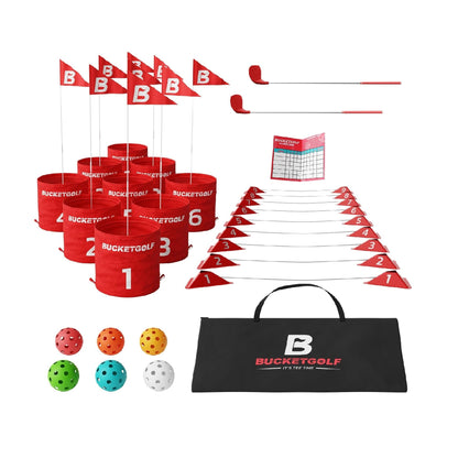 Outdoor Golf Game Set 9 Hole Clubs Backyard Beach