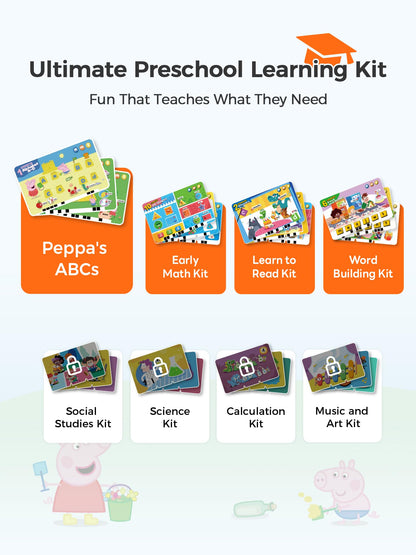 Screen Free Learning Pad Alphabet Numbers Kids Toy