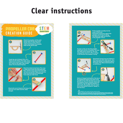 DIY Propeller Car STEM Science Kit for Kids