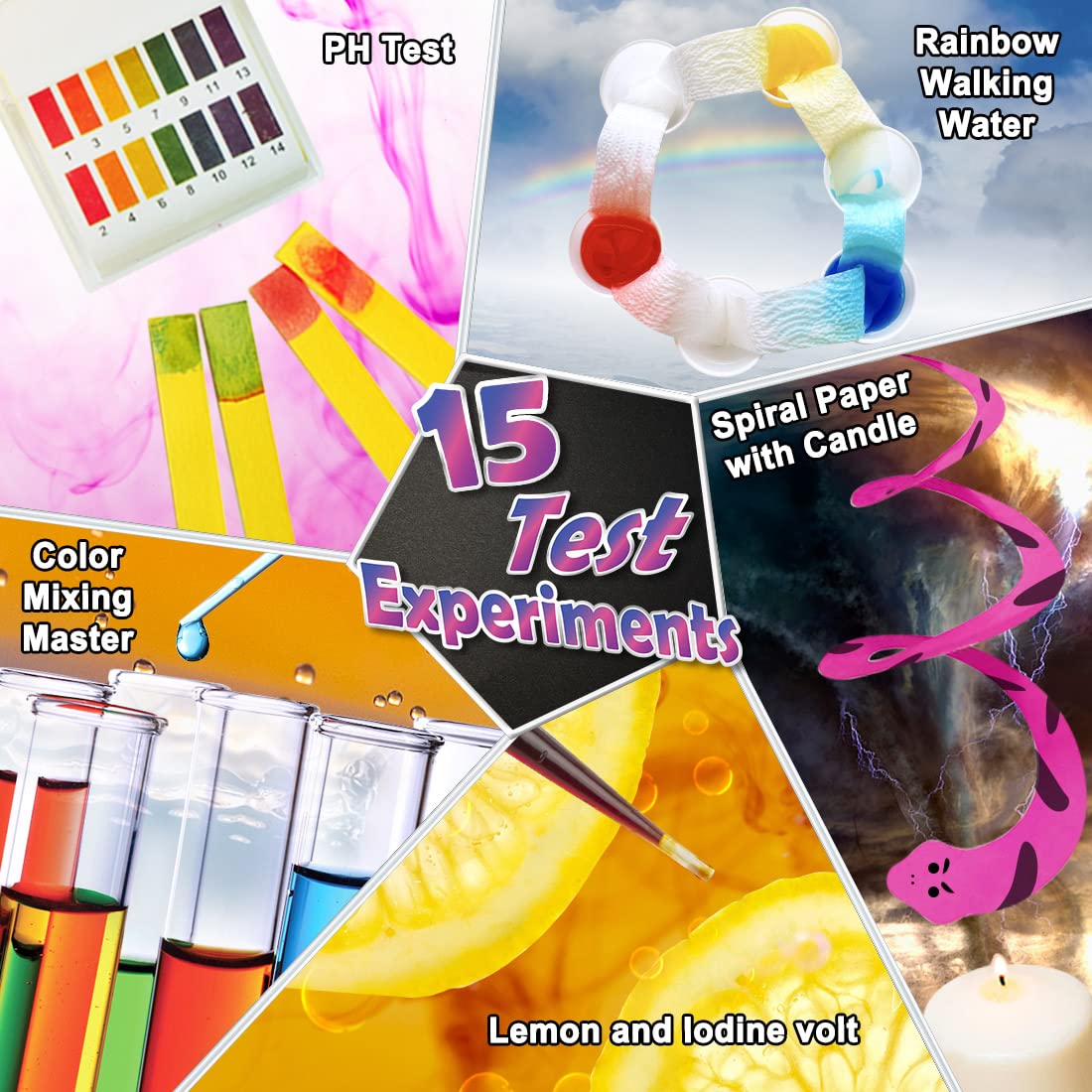 210 Experiments Kids Science Lab Kit STEM Set