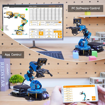 Smart Robotic Arm STEM Kit Arduino Scratch Python