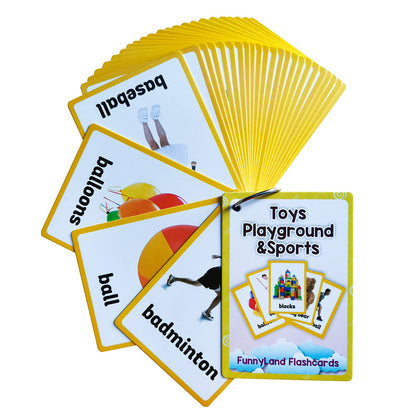 English Word Flash Cards Preschool Learning Set