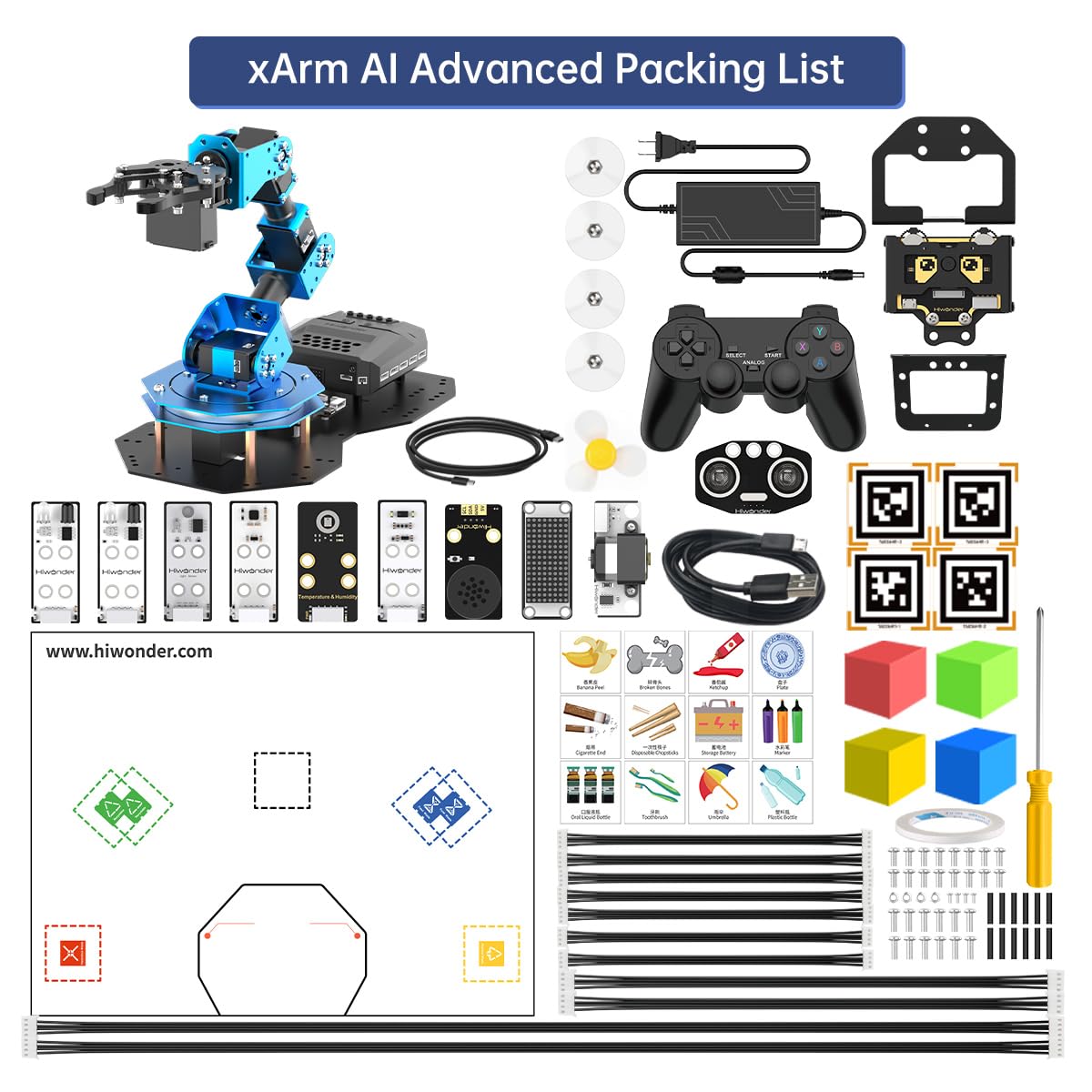 Smart Robotic Arm STEM Kit Arduino Scratch Python