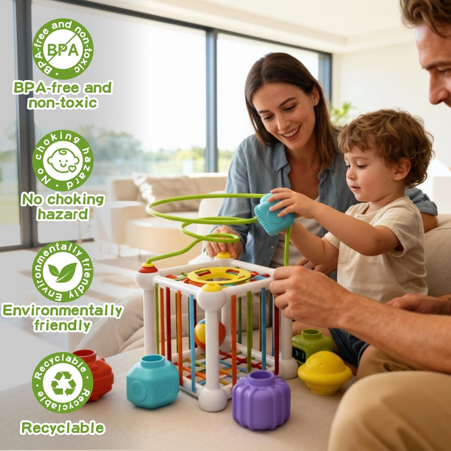 Montessori Sensory Baby Toy Fine Motor Skills Set