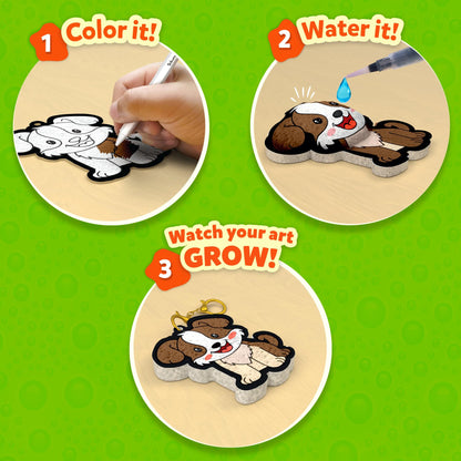 Kids 3D Aqua Puffs Mess-Free Craft Art Kit STEM Set