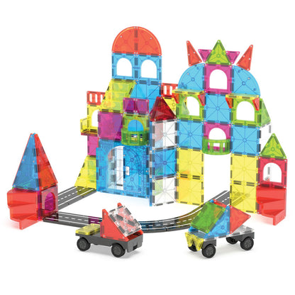 110-Piece Magnetic City Building Tiles Set