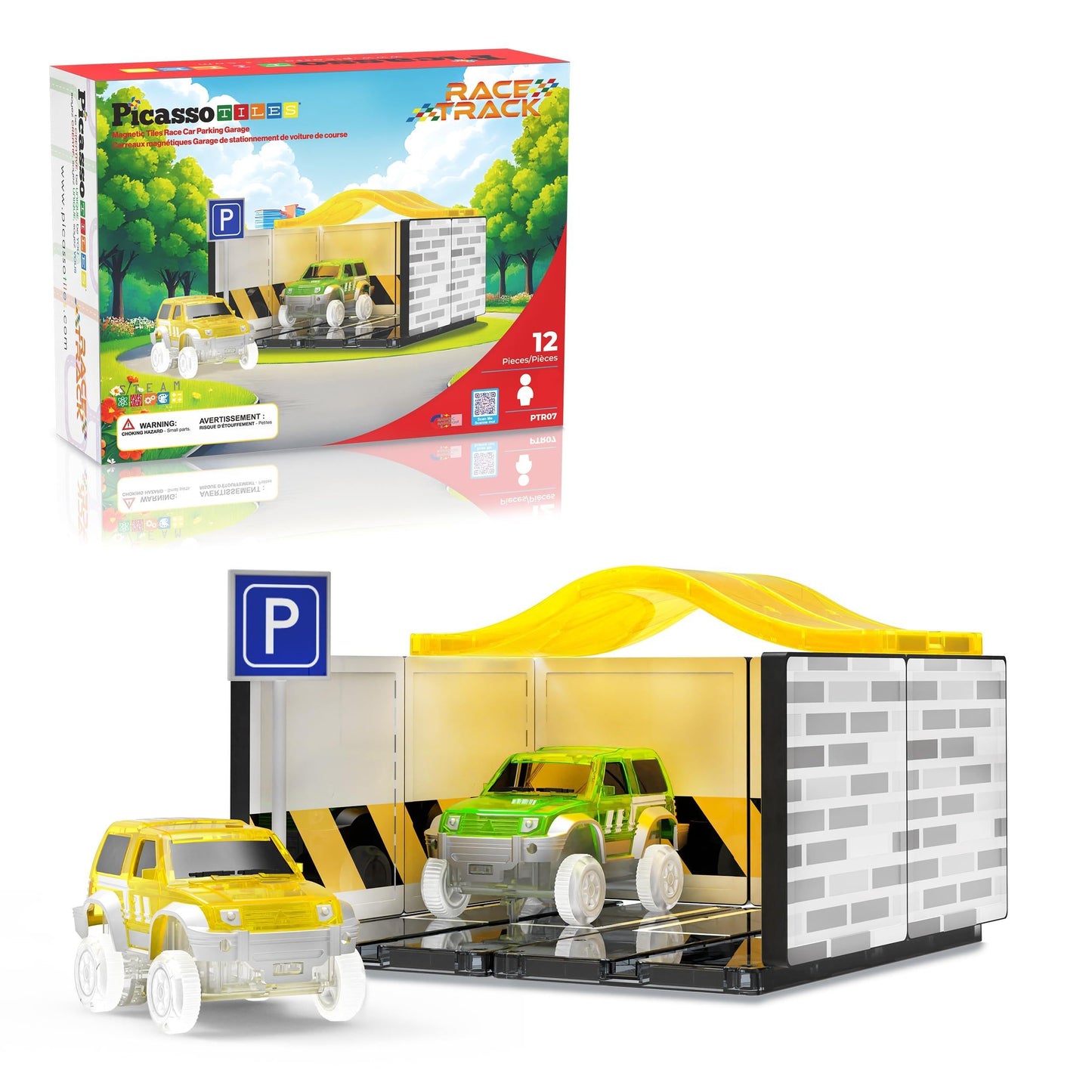PicassoTiles Race Car Track