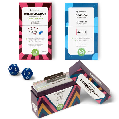 Multiplication Flash Cards 0-12 Jumbo Set 173 Cards
