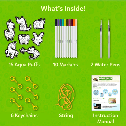 Kids 3D Aqua Puffs Mess-Free Craft Art Kit STEM Set