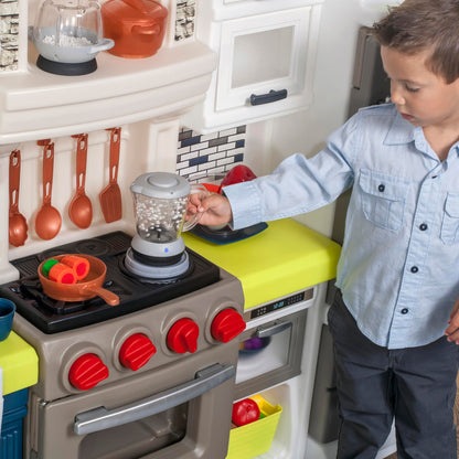 Kids Kitchen Playset 70+ Accessories Pretend Play Set