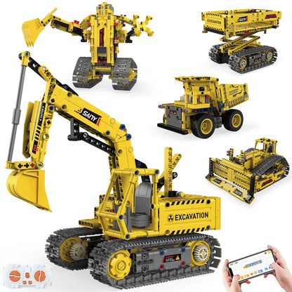 STEM Robot Building Kit App Remote Control Coding Toy