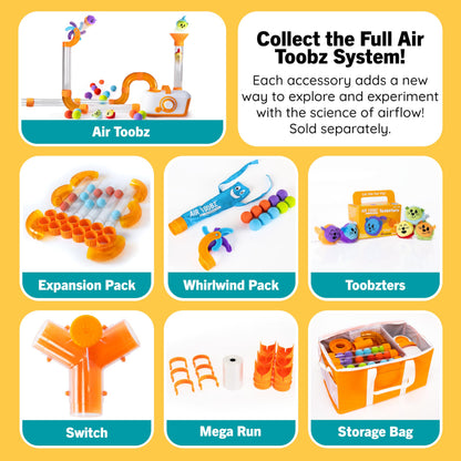 Air-Powered STEM Tube Building Toy Set for Kids