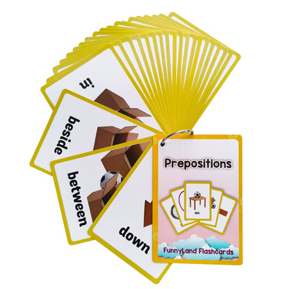 English Word Flash Cards Preschool Learning Set