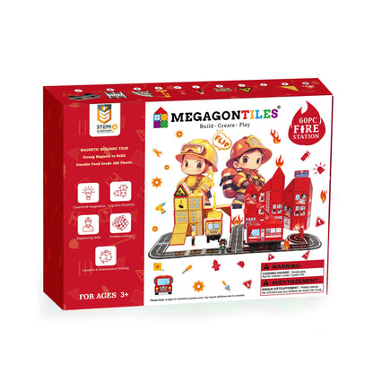 Premium Magnetic Tiles STEM Building Set for Kids
