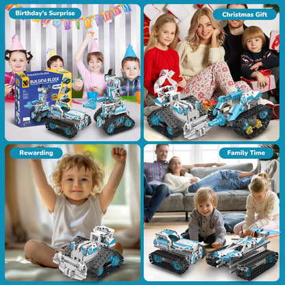 STEM Robot Building Kit App Remote Control Coding Toy