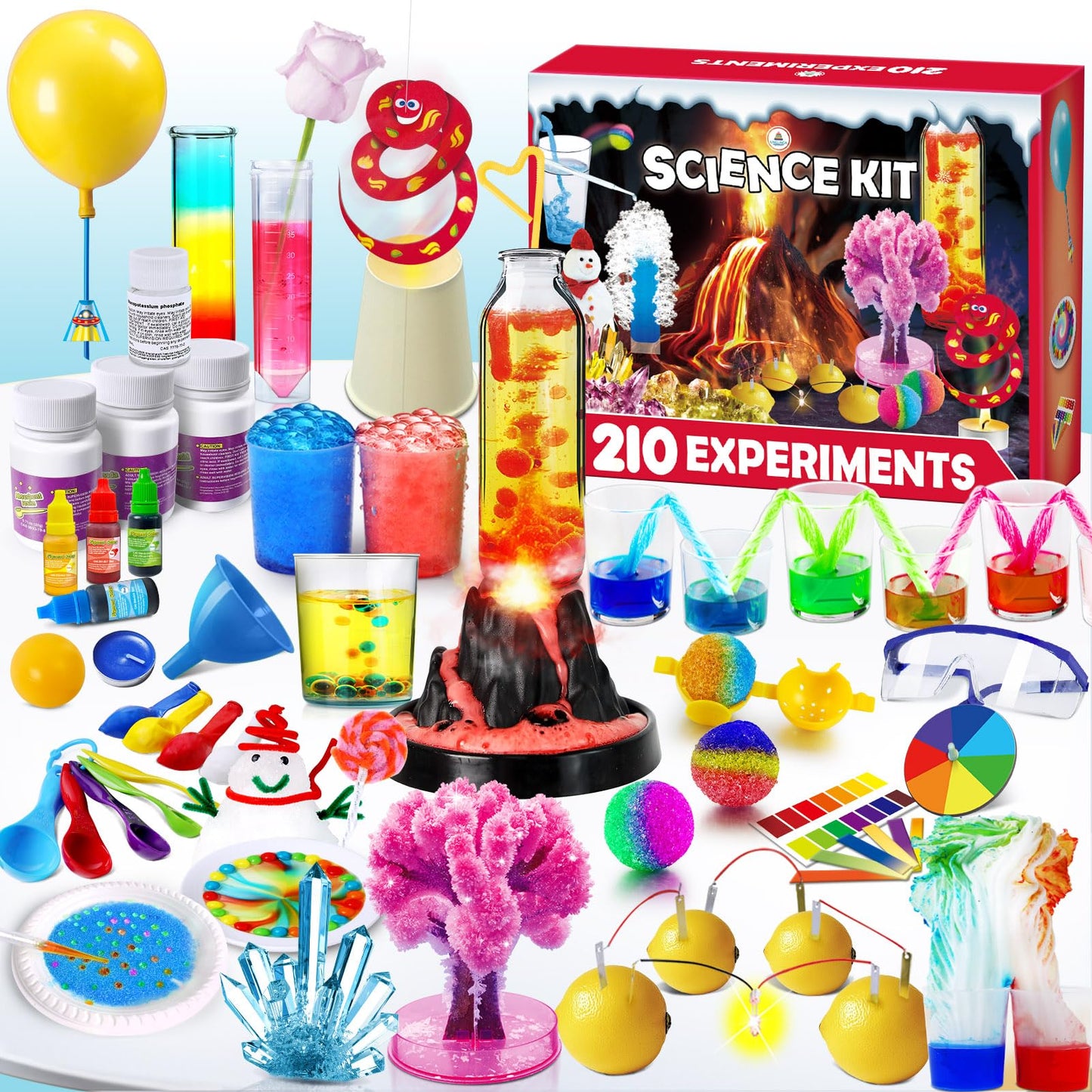 210 Experiments Kids Science Lab Kit STEM Set