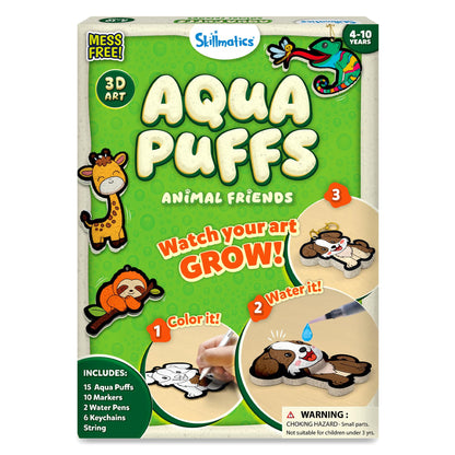 Kids 3D Aqua Puffs Mess-Free Craft Art Kit STEM Set