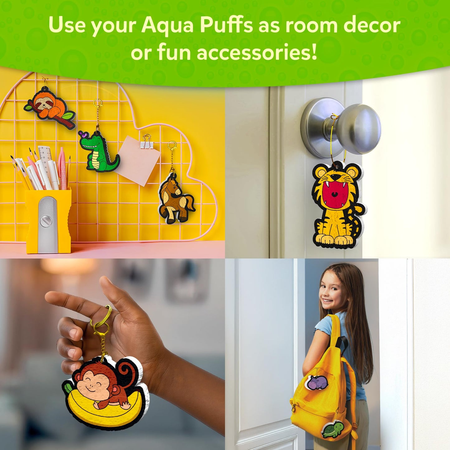 Kids 3D Aqua Puffs Mess-Free Craft Art Kit STEM Set