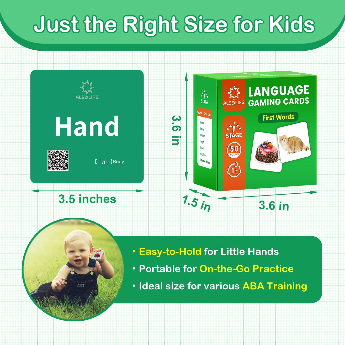 First Words Noun Flash Cards Toddler Speech Learning