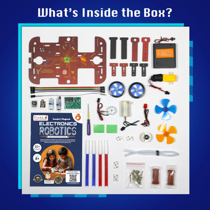 Kids STEM Electronic Robot Building Kit with Motors