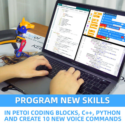 Programmable Robot Dog Coding STEM Kit for Kids