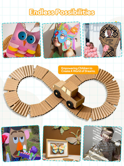Kids Safe Cardboard Cutter DIY Craft Tool Kit