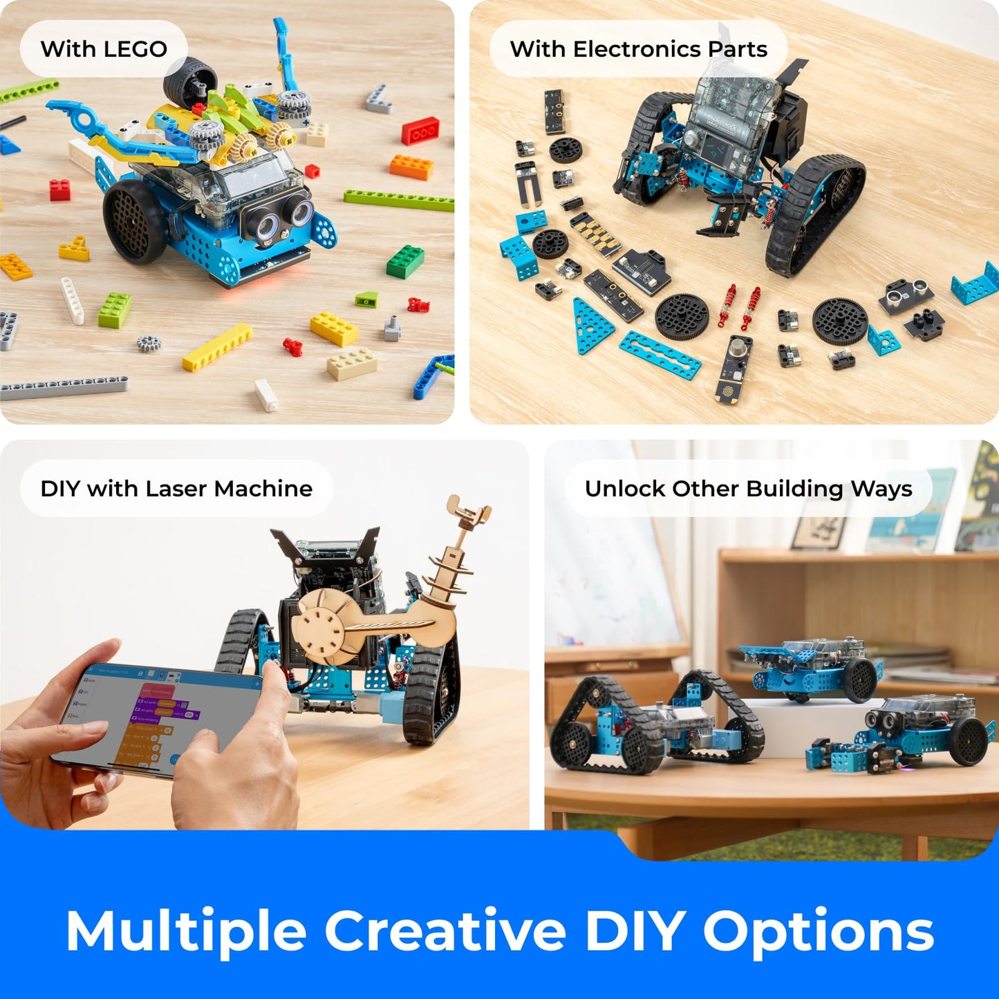 STEM Coding Robot Kit Scratch Python Learning Toy