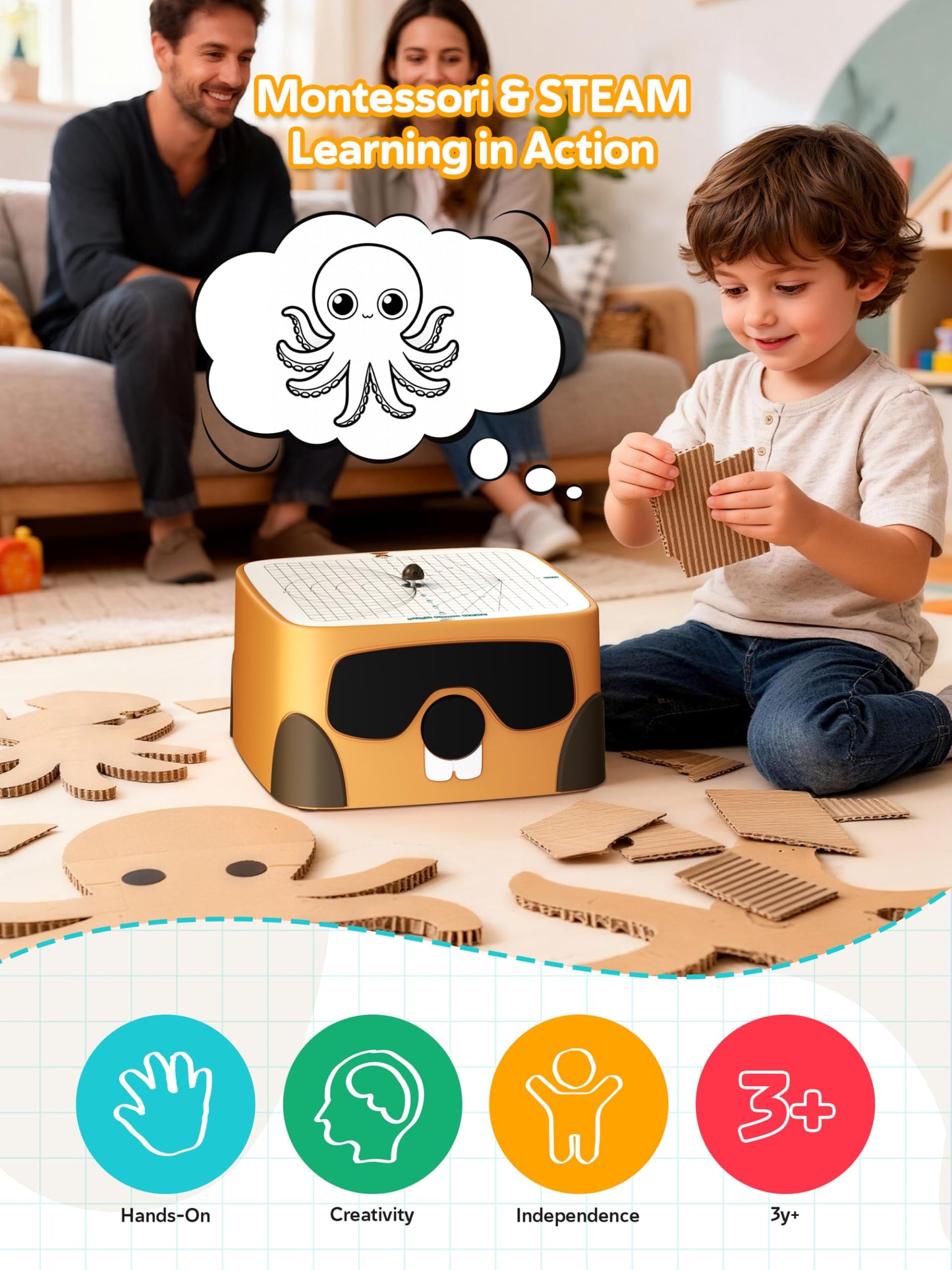 Kids Safe Cardboard Cutter DIY Craft Tool Kit