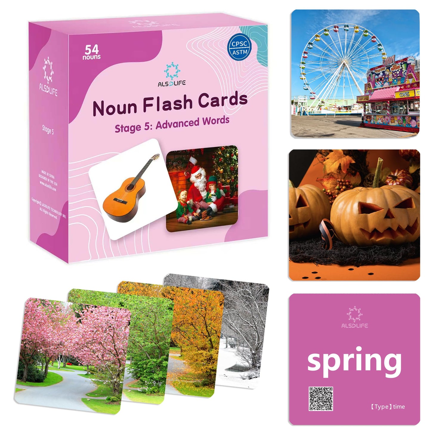 First Words Noun Flash Cards Toddler Speech Learning
