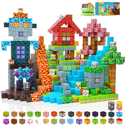 150-Piece Magnetic Building Blocks STEM Set for Kids
