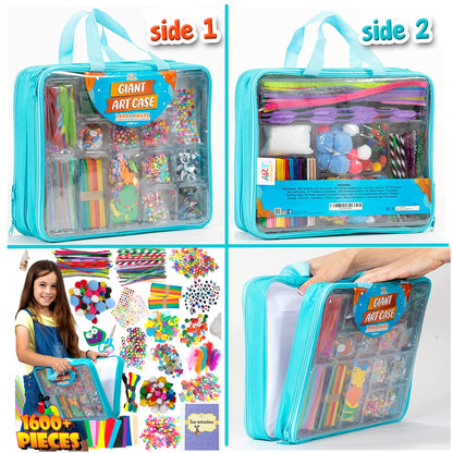 1600+ Pcs Kids Craft Kit DIY Arts & STEM Set