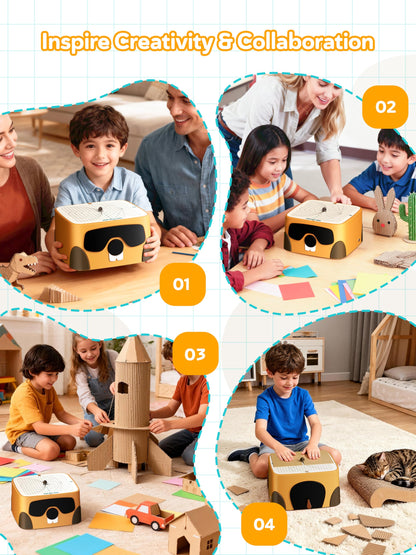 Kids Safe Cardboard Cutter DIY Craft Tool Kit