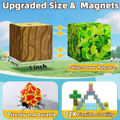 150-Piece Magnetic Building Blocks STEM Set for Kids
