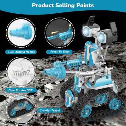 STEM Robot Building Kit App Remote Control Coding Toy